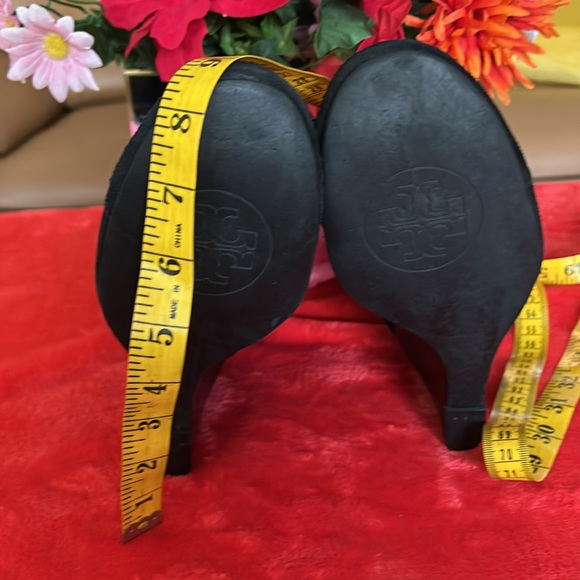 TORY BURCH LOGO SUEDE ANKLE BOOTIE - Picture 14 of 16